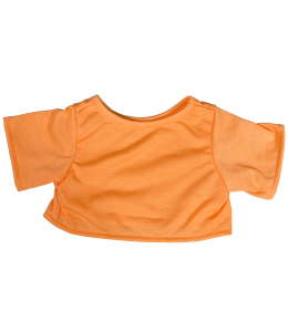 Brown Bear 8 Inch Plush with Orange T-Shirt Outfit – 16 Inch