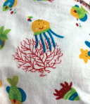 Brown Bear 8 Inch Plush with Sea Friends Pajamas