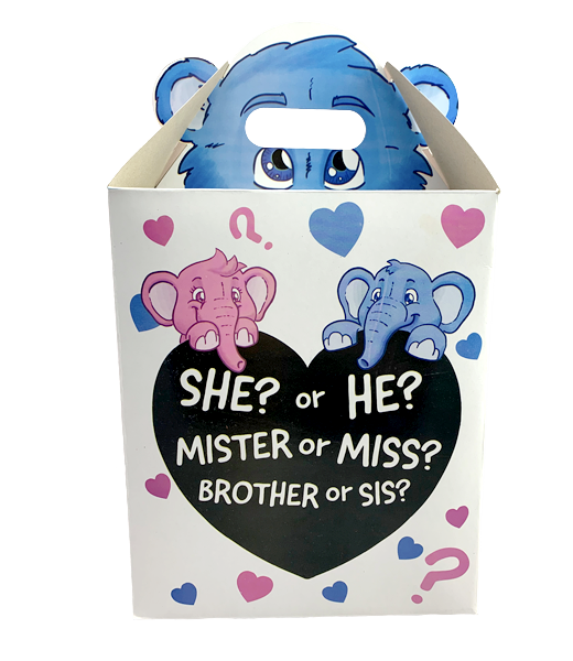 Gender Reveal Box 8 Inch