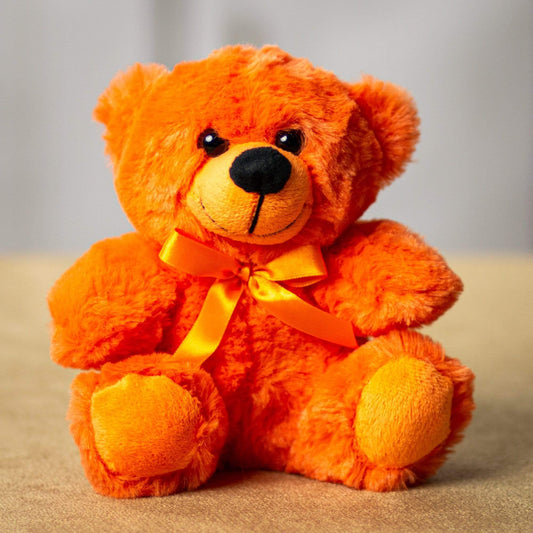 Campfire Orange Colorama Bear Plush Toy 6 Inch– Soft Stuffed Animal