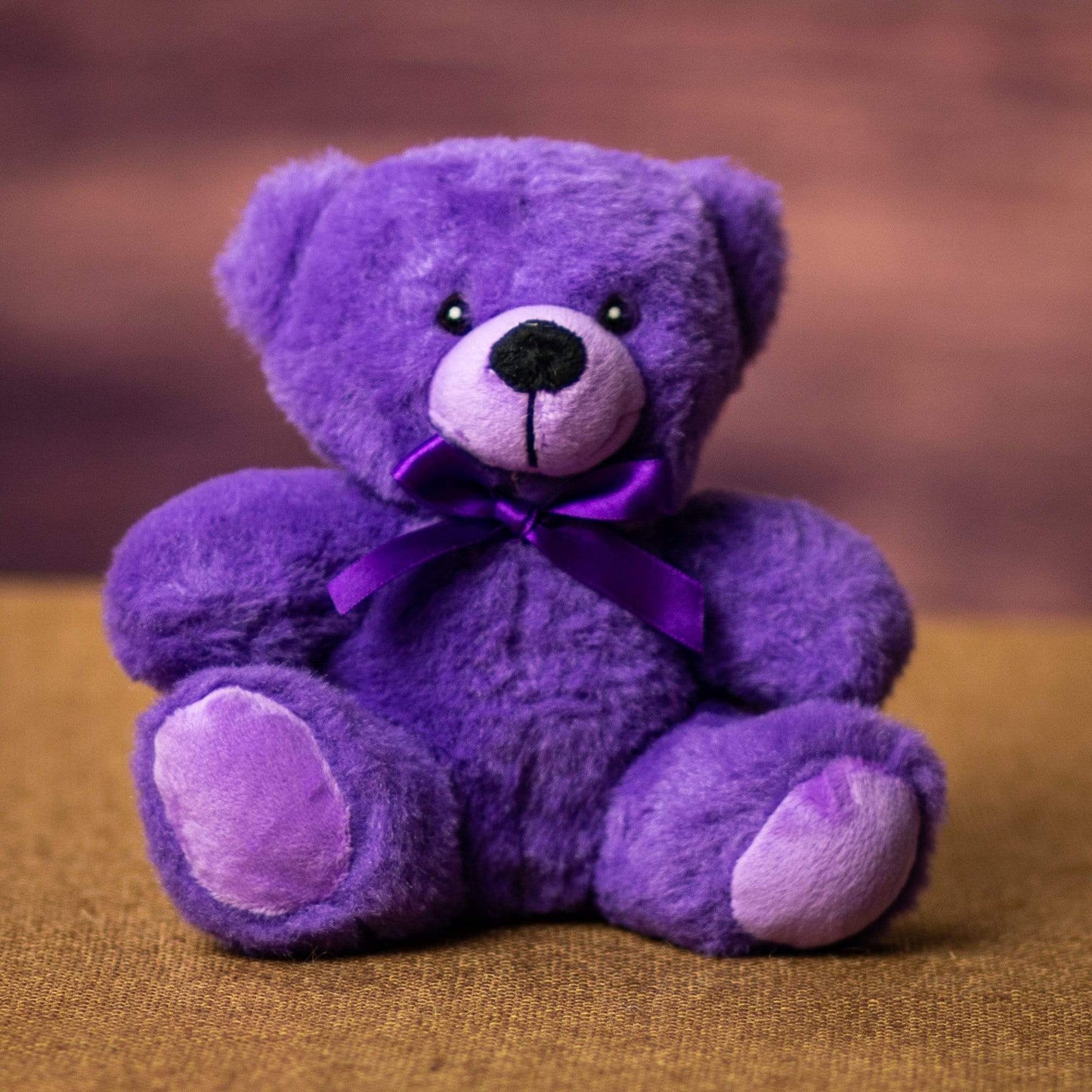 “Purple Majesty Colorama Bear Plush Toy 6 Inch – Soft Stuffed Animal”