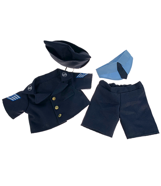 Brown Bear 8 Inch Plush with Air Force Uniform