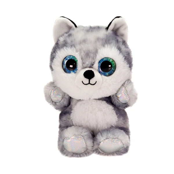 “Lil’ Dazzlez 6.5 Inch Sitting Wolf Plush – Cute Stuffed Animal Toy”