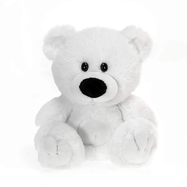 “Fiesta’s Signature 6 Inch White Sitting Bear Plush – Mini Teddy Toy”