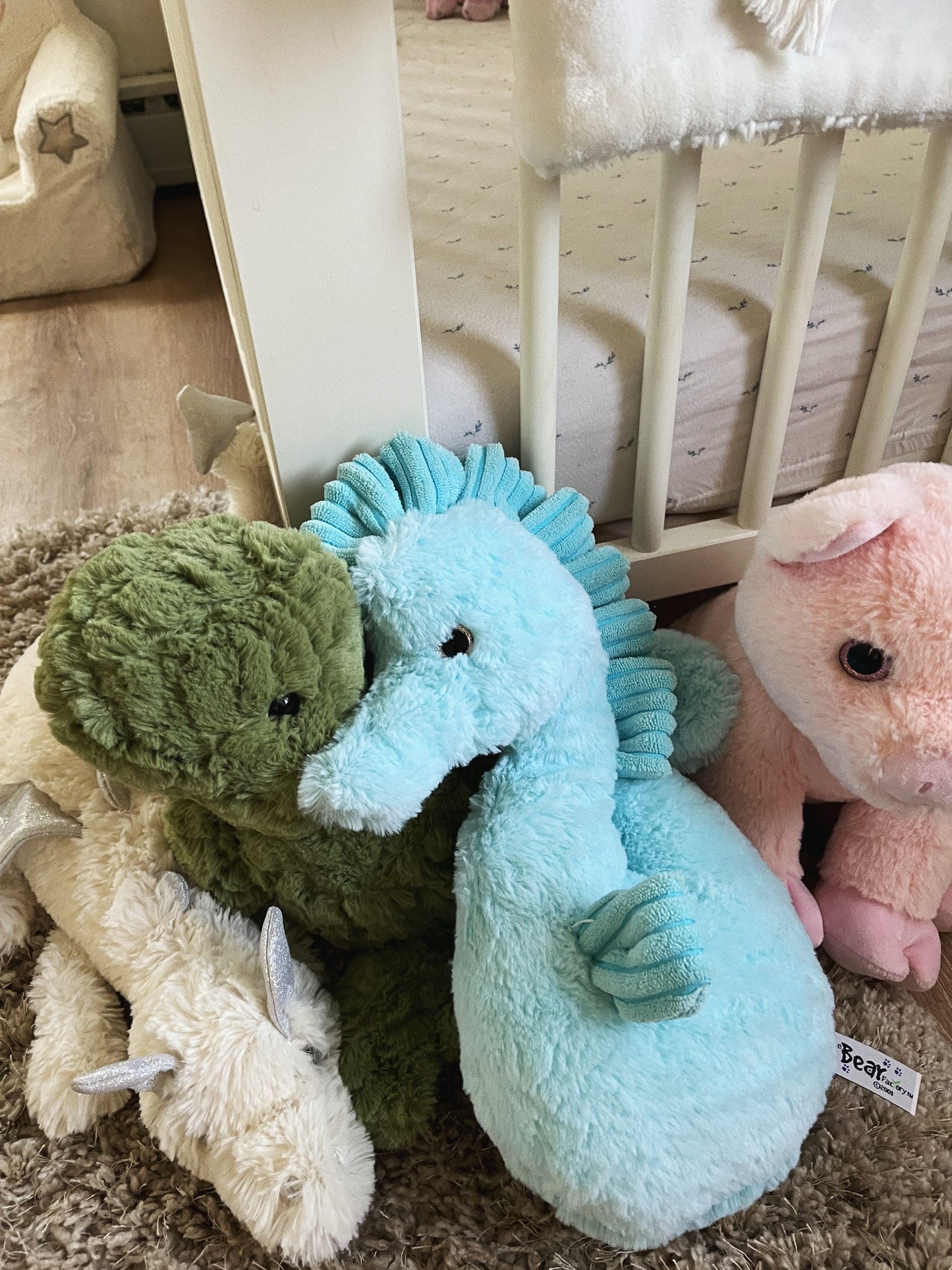 Seafoam the Sea Horse (Eco) 16 Inch Plush Toy – Soft Plush Ocean Animal