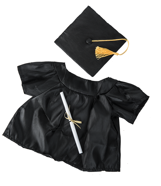 Brown Bear 8 Inch in Graduation Gown with Cap & Tassel
