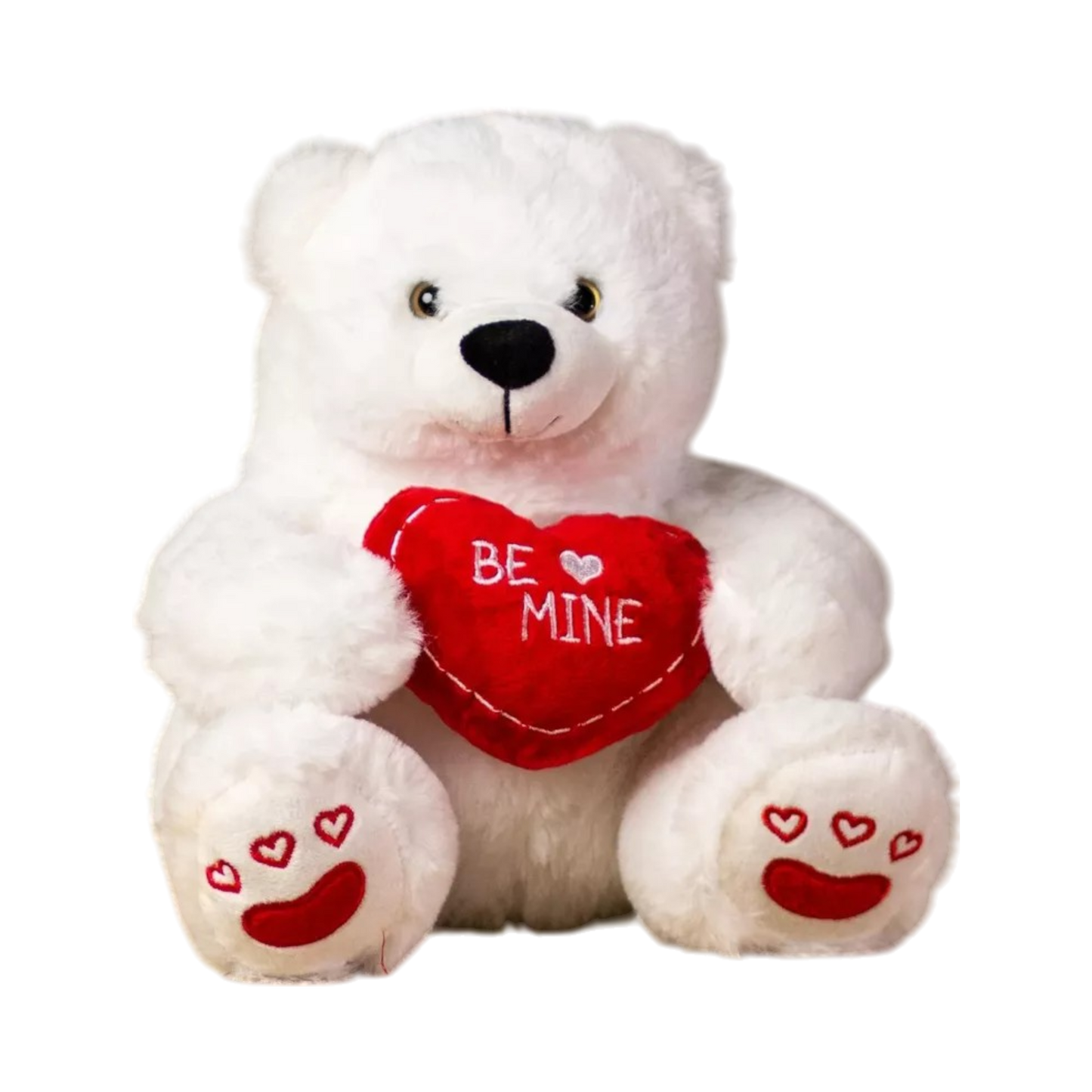 Be Mine 10" Valentine Polar Bear Teddy Bear