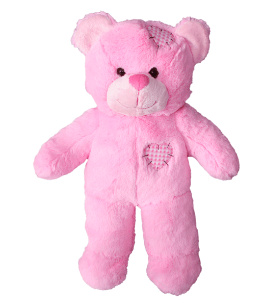 Pink Patches Bear 16 inch