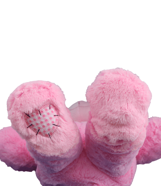 Pink Patches Bear 8 inch