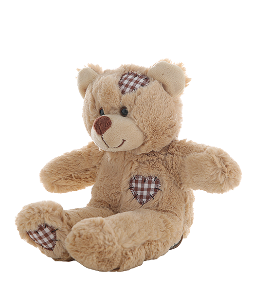 Brown Patches Bear 8 inch