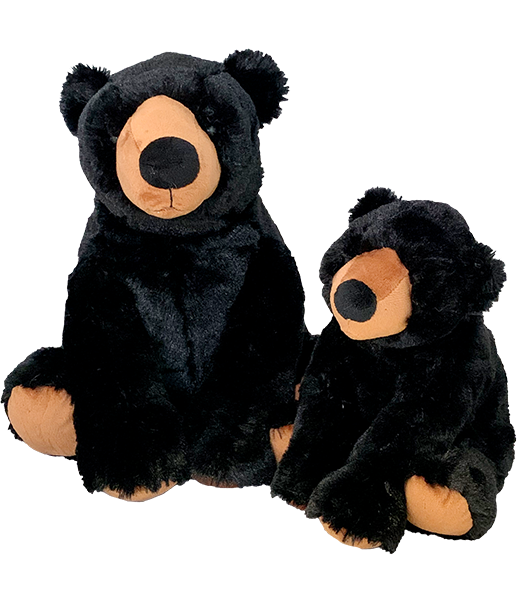 HuckleBeary the Black Bear 16 inch