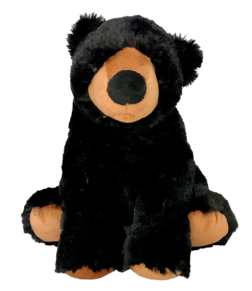 HuckleBeary the Black Bear 8 inch