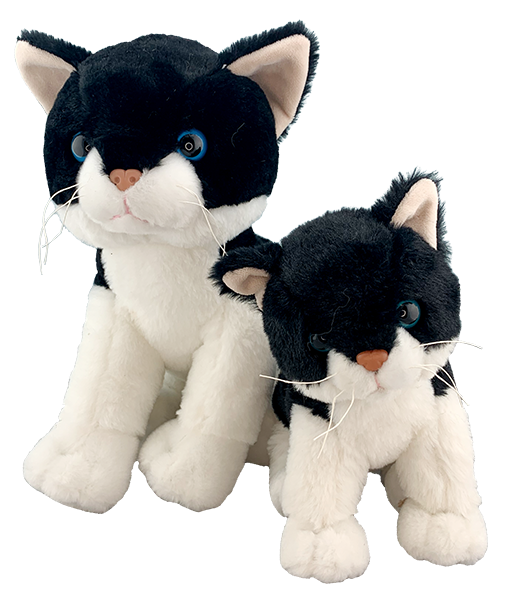 Salt N Pepper the Cat 16 inch