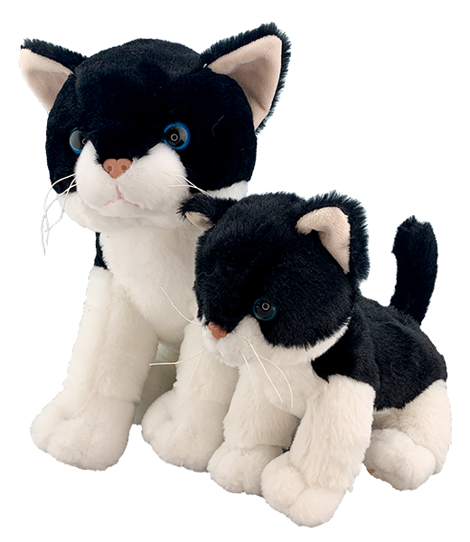 Salt N Pepper the Cat 16 inch