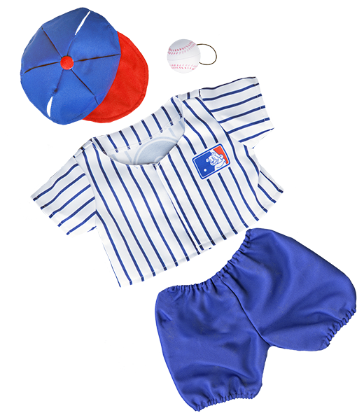 All-Stars Baseball Uniform w/Hat & Ball 16 Inch