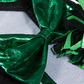 Metallic Green & Black Cheerleader Uniform 16 Inch