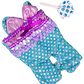 Brown Bear 8 Inch with Mermaid Costume Plush Toy