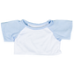 Brown Bear 8 Inch Plush with White & Light Blue Tee – 16 Inch