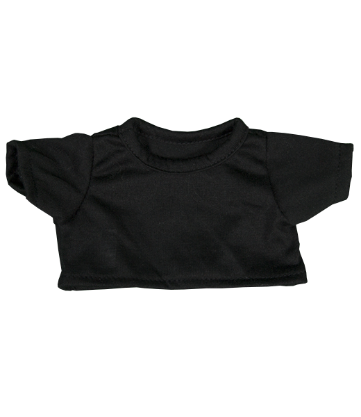 Black T-Shirt 8 Inch