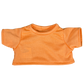 Brown Patches Bear 8 Inch with Orange T-Shirt – Plush Toy Outfit