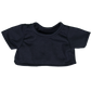 Brown Patches Bear 8 Inch with Navy Blue T-Shirt – Plush Toy Outfit