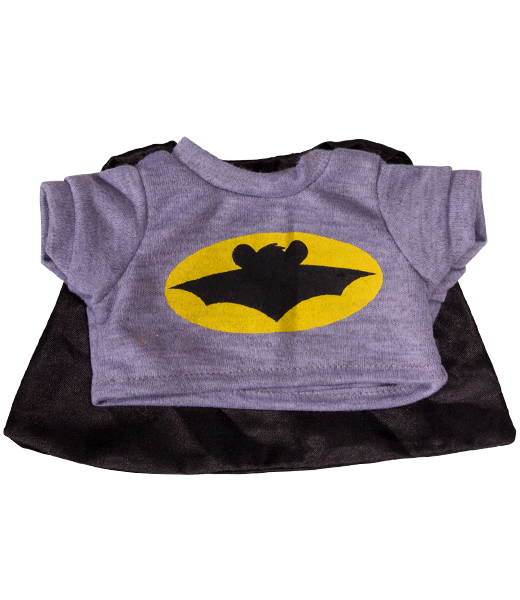 Bat Tee w/ Cape 8 Inch