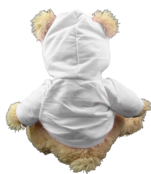 White Hoodie for 16 Inch Plush Toys  – Cozy Sweatshirt for Stuffed Animals