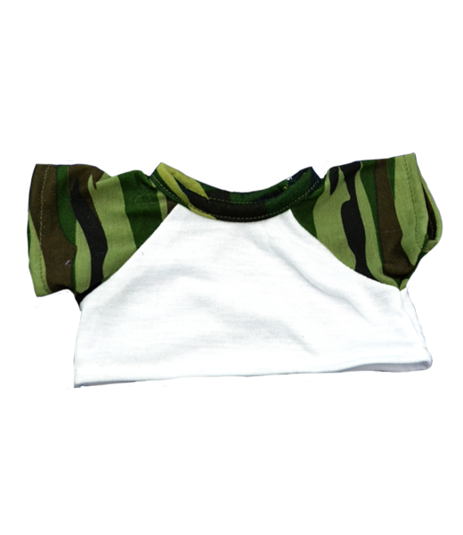 Camo SpecialTee T-Shirt (8 Inch) – Kids Outfit Top, Soft & Comfy