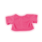 Brown Patches Bear 8 Inch Plush with Bright Pink T-Shirt Outfit