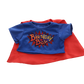 Brown Bear Plush 8 Inch with Birthday Hero Boy Tee 16 Inch