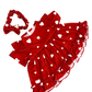 Brown Bear 8 Inch Plush with Lotta Love Dress & Headband