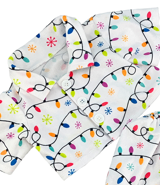 Christmas Lights Pj's 16 Inch