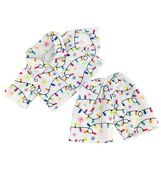 Christmas Lights Pj's 16 Inch