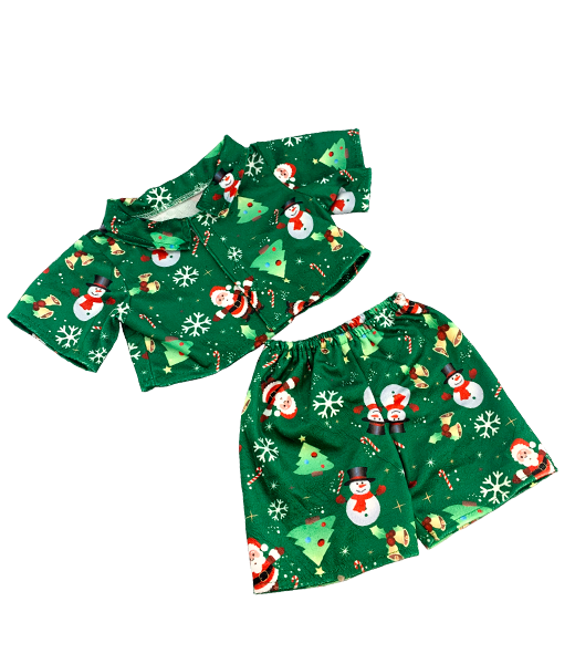 Santa & Snowmen Pj's 16 Inch