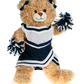 Navy and White Cheer Uniform 16 Inch