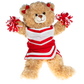 Red and White Cheer Uniform 8 Inch