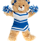 Royal and White Cheer Uniform 8 Inch