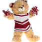 Maroon and White Cheer Uniform 16 Inch