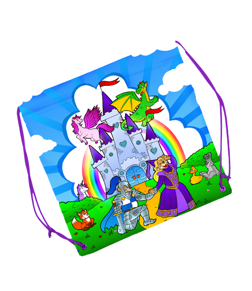 Castle Fantasy Backpack For 16 Inch Toy