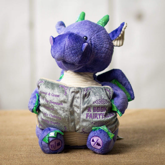 10.5 Inch Storytelling Dragon Plush Toy – Interactive Stuffed Animal for Kids