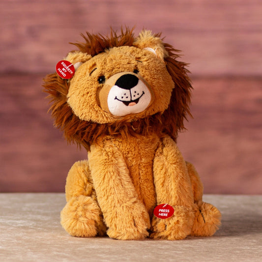 “Wild Singing Lion Plush Toy 10 Inch – Soft Stuffed Animal”