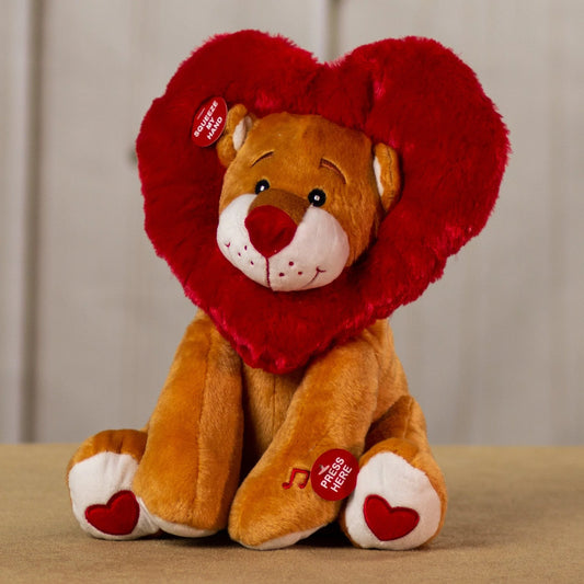 “Singing Lionheart Plush Toy 11 Inch – Soft Stuffed Animal”