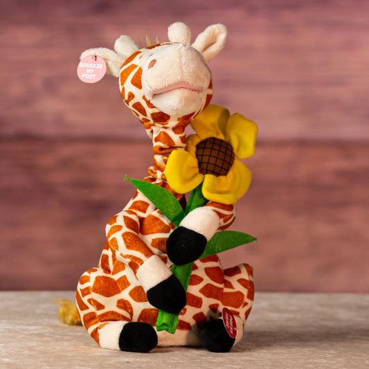 Singin’ Giraffe Plush Toy 12 Inch – Soft Stuffed Animal