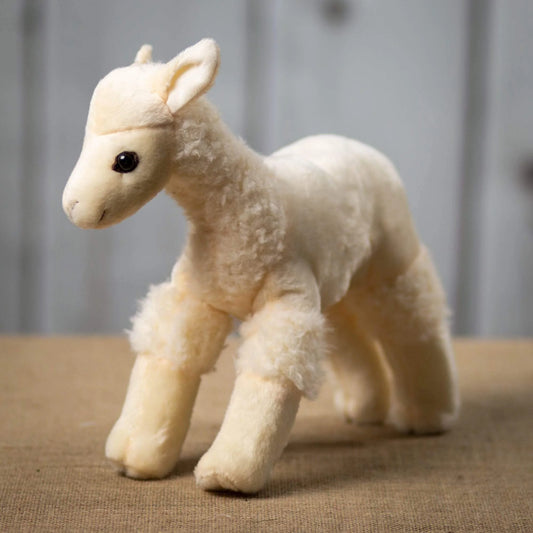 12 Inch Standing Llama Plush Toy – Soft Stuffed Animal for Kids & Collectors