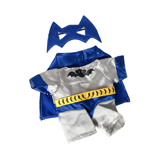 Bat Hero Superhero Costume 8 Inch Plush Toy - Kids Action Figure.