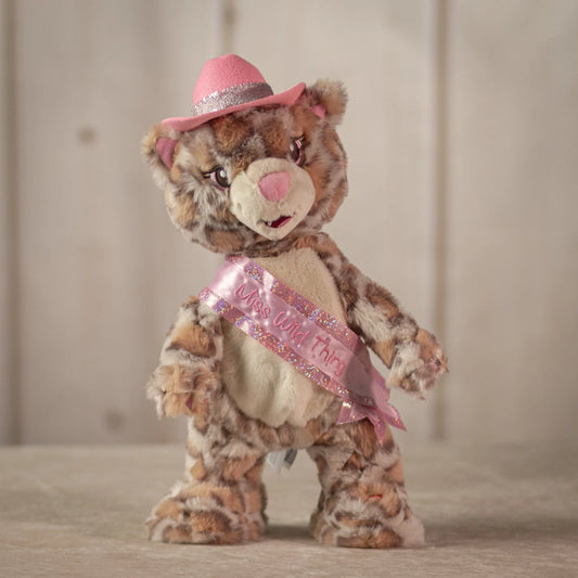 “Girls Night Leopard Plush Toy 14 Inch – Soft Stuffed Animal”