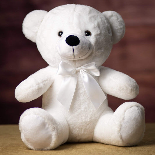 14 Inch Winter White Colorama XL Bear – Soft Plush Stuffed Animal Gift