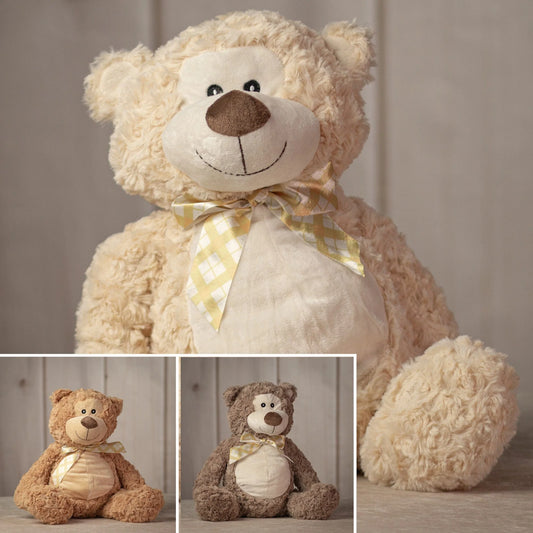 15 Inch Big Cuddle Bear Trio – Large Plush Teddy Gift Set for Kids & Love