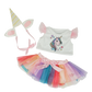 16 Inch Unicorn Outfit for Stuffed Toy – Sparkly Dress & Unicorn Horn Headband