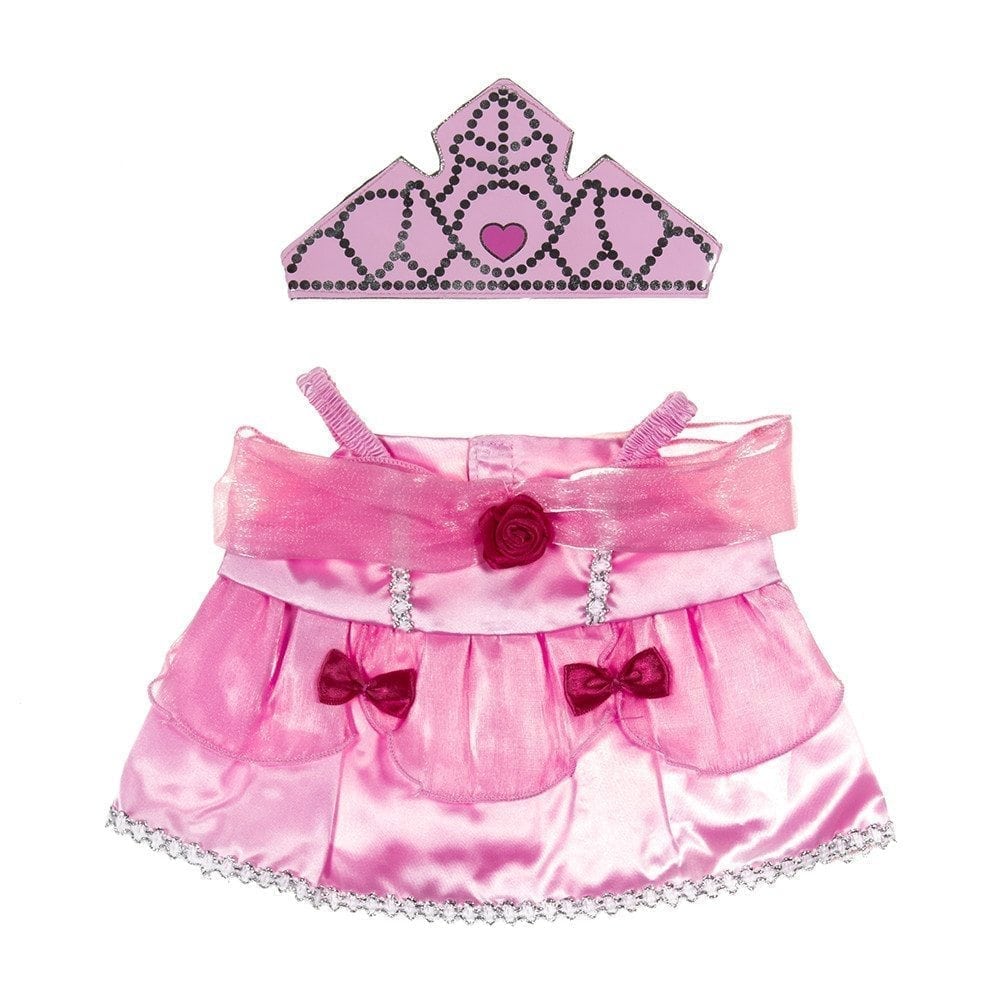 Elegant 16-inch princess dress outfit for stuffed toy – Soft and stylish.